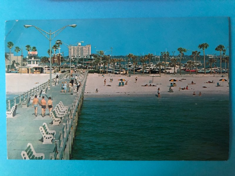 Chrome postcard Clearwater Beach Pier 60 (FL-48)