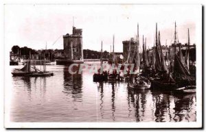 Old Postcard La Rochelle Boat Fishing Boats in