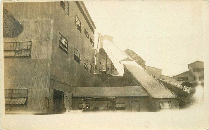 Coal Ore Chutes 1920s Mining Industry RPPC Photo Postcard 6226 