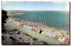 Old Postcard La Tranche Sur Mer Beach