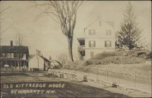 Newmarket NH Street View & Kittredge House c1905 Real Photo Postcard