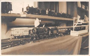 Toy Model Train Railroad Real Photo Unused 