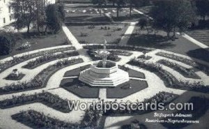 Real Photo Rosarium, Neptunbrunnen Stiftspark Admont Austria 1962 