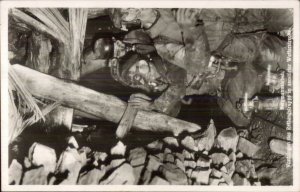 German Mining Collapse? Rescue Team Gas Masks Publ in Dortmund RPPC Postcard