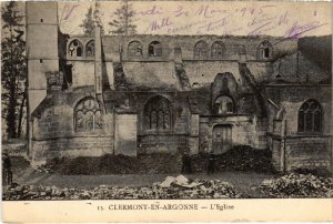 CPA Militaire Clermont-en-Argonne - L'Eglise (91902)