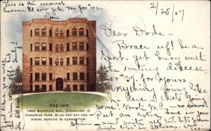 Cleveland Ohio OH The Inn c1910 Vintage Postcard