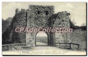 Old Postcard Provins Porte Saint Jean Outdoor