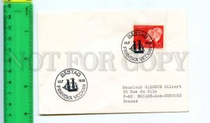 419374 SWEDEN 1969 year Bastad Franska Veckan ship COVER