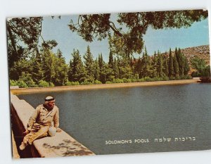 Postcard Solomon's Pools Bethlehem Palestine