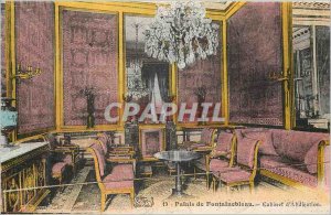Postcard Old Palace of Fontainebleau Cabinet Abdication