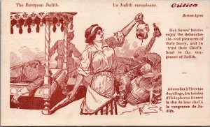 Military Critica Buenos Aires The European Judith Holofernes Postcard C223