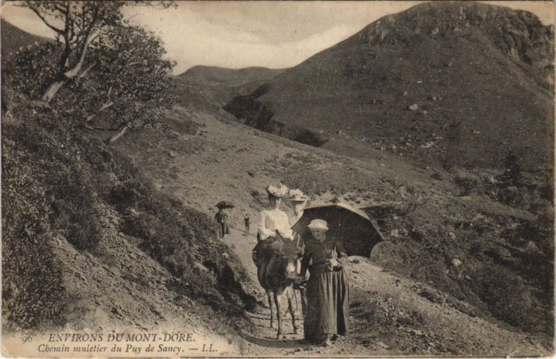 CPA LE MONT-DORE Environs - Chemin Muletier du Puy de Sancy (1253493)