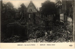 CPA Militaire - SENLIS - La rue de Bellan (92142)