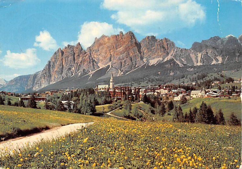 Cortina verso il Pomagagnon Dolomitit Austria Postal Used Unknown 