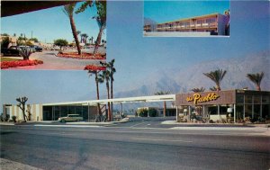 Multiview Postcard The Pueblo Hotel, Palm Springs CA Palm Canyon Drive Unposted