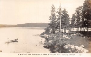 US33 postcard Canada Ontario Nominigan camp Algonquin Park real photo