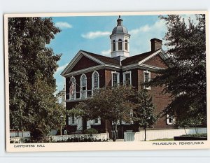 Postcard Carpenters Hall, Philadelphia, Pennsylvania