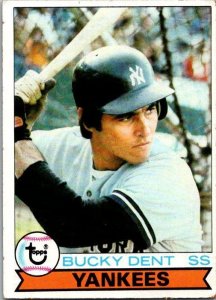 1979 Topps Baseball Card Bucky Dent New York Yankees