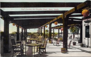 Boise ID Idaho Roof Garden Owyhee Hotel Postcard H5