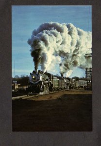 GA Southern Railroad Train Locomotives 722 & 630 Austell Georgia Postcard