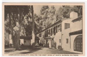 West Wing Biltmore Hotel Santa Barbara California postcard