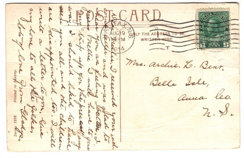 Fond Remembrance, Poem, Used 1914