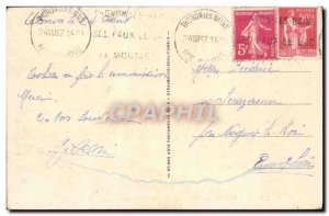 Old Postcard Thonon Les Bains Grand Hotel Vu Du Lac Leman