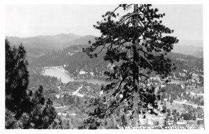 RPPC LAKE GREGORY Crestline, California c1930s Vintage Photo Postcard