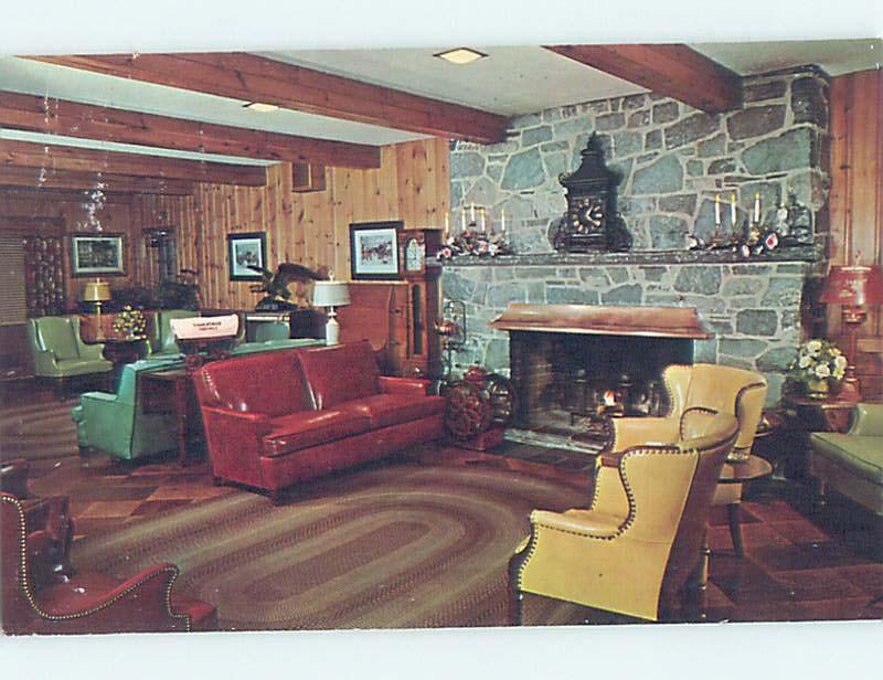 Pre-1980 CONESTOGA MOTEL LOBBY Lancaster Pennsylvania PA G7691