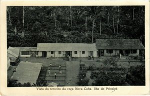 PC CPA ANGOLA, S. THOMÉ, ROCA NOVA CUBA, VINTAGE POSTCARD (b20856)