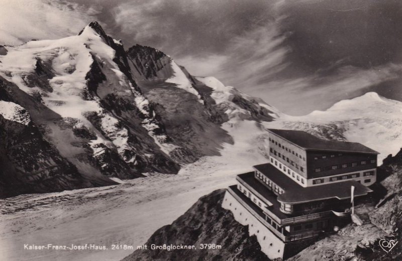 Kaiser Franz Josef Haus Mit Grobglockner AM Austria RPC Postcard