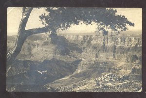 RPPC GRAND CANYON ARIZONA 1921 TO DANBURY MASS. REAL PHOTO POSTCARD