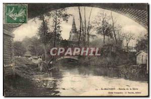 Old Postcard St Maixent Entree of weaned