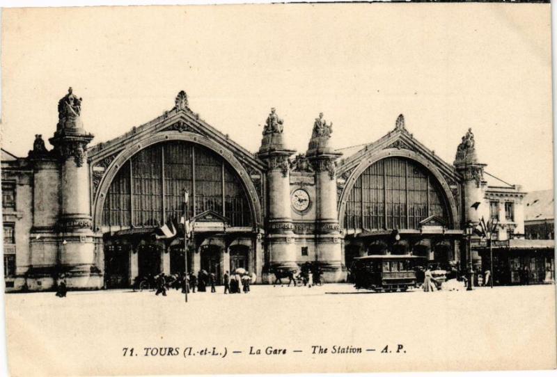 CPA TOURS-La Gare (266153)