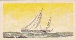 Brooke Bond Vintage Trade Card Saga Of Ships 1970 No 49 Gypsy Moth IV