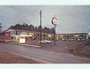 Unused Pre-1980 OLD CARS & HOLIDAY HILLS MOTEL Calhoun Georgia GA u0895@