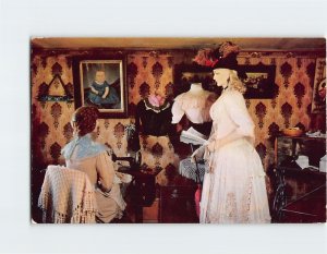 Postcard Dressmaker's Shop, Virginia City, Montana