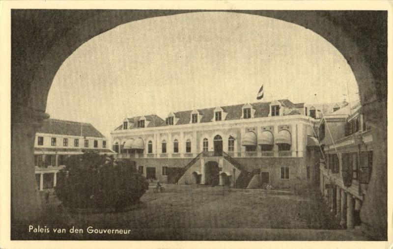 curacao, WILLEMSTAD, Governor's Palace (1950s) Postcard