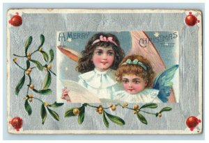 c.1910 Lovely Angels Christmas Singing P163