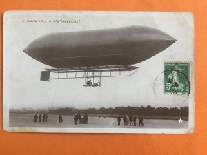 France 1908    Dirigible Balloon Zeppelin Airship Postcard R39468