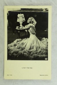 1930's RPPC Lilian Harvey Movie Star Ross Verlag Dutch Real Photo Postcard 3P107