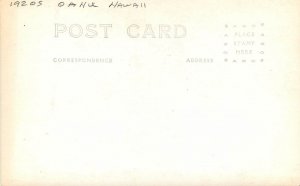 RPPC Postcard Hawaii Oahu 1920s Sausage Tree University of Hawaii 23-2252