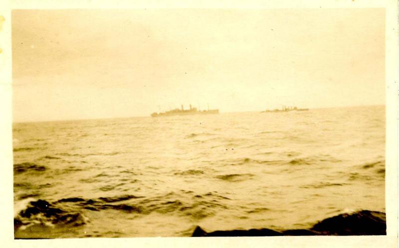 USS Tarbell, October 1919. Aboard, Serving with the Pacific Fleet  - RPPC