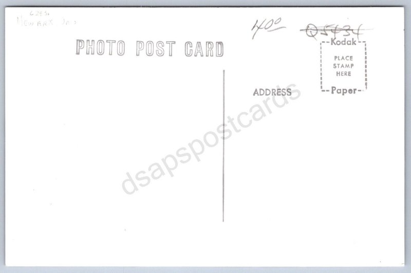 K21/ Newark Ohio RPPC Postcard REPRINT c1960s? Old View Railroad 329