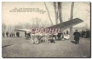 Old Postcard Jet Aviation L & # 39aeroplane Gastambide and Mangin Motor Antoi...