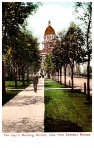 Colorado Denver  Capitol Building from Sherman Avenue