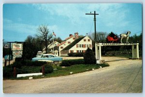 Stamford Connecticut Postcard Chimney Corner Inn Merritt Parkway c1960 Vintage