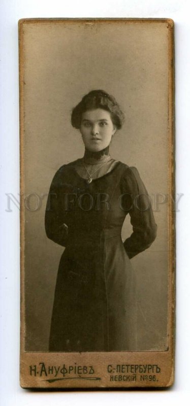 498276 Lady dress with pendant photo Anufriev St. Petersburg Nevsky Prospekt CDV