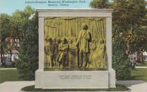 Illinois Quincy Lincoln-Douglas Memorial Washington Park 1948 Curteich