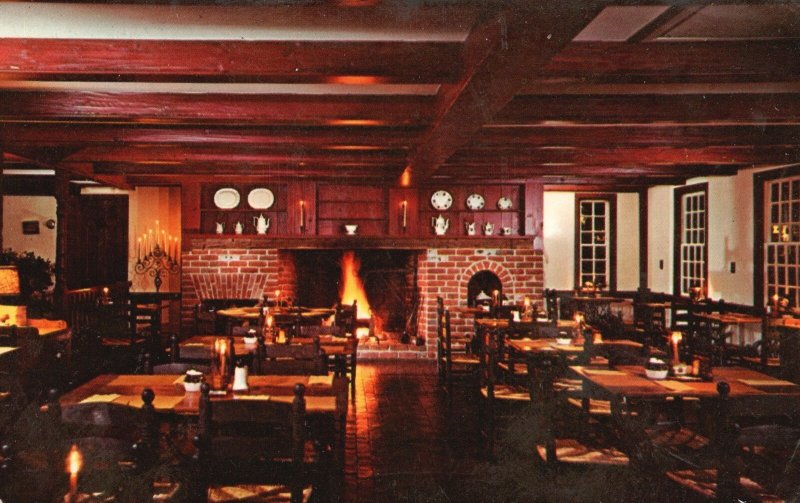 Vintage Postcard 1968 Spread Eagle Tea Room Turntable Junction Flemington NJ